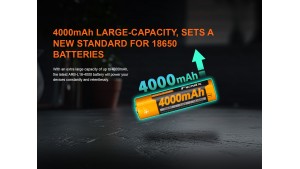 Fenix 18650 - 4000mAh - Acumulator - ARB-L 18-4000 Fenix 18650 - 4000mAh - Acumulator - ARB-L 18-4000